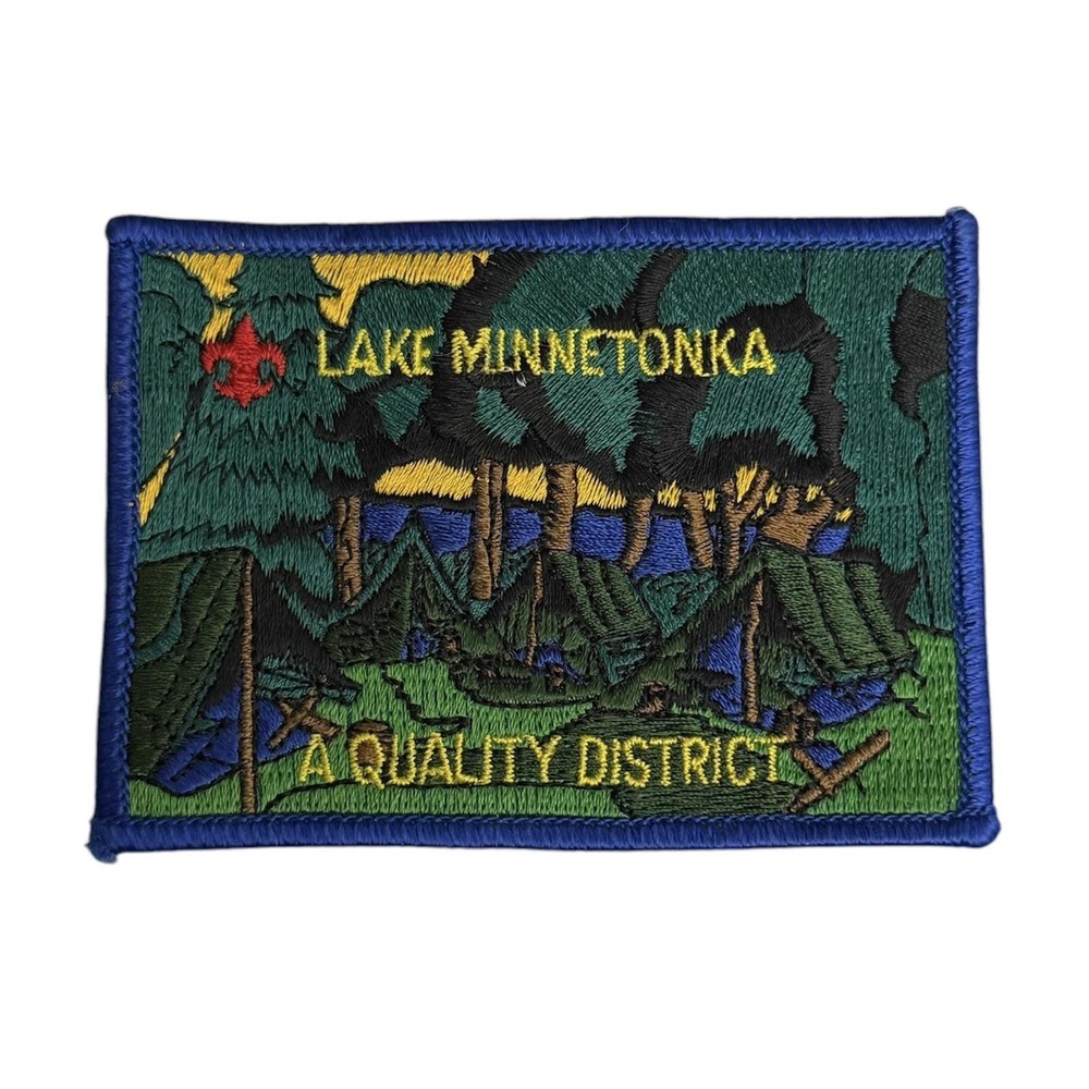 VTG Lake Minnetonka A Quality District Boy Girl Scout Patch Camping Outdoors